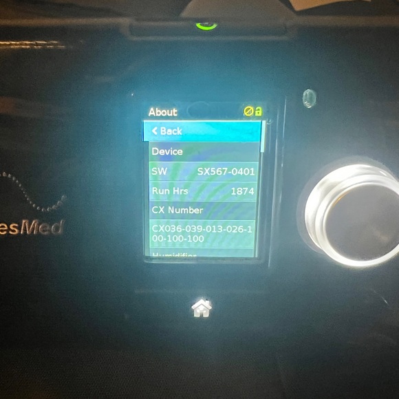 ResMed AirSense 10 CPAP Machine Tested Complete w/ Bag 1874 Run Hours - Picture 10 of 10